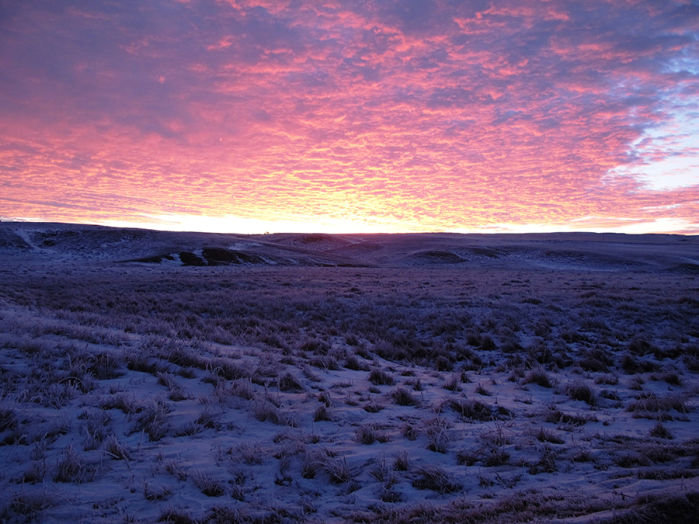 Sunrise near Valier
